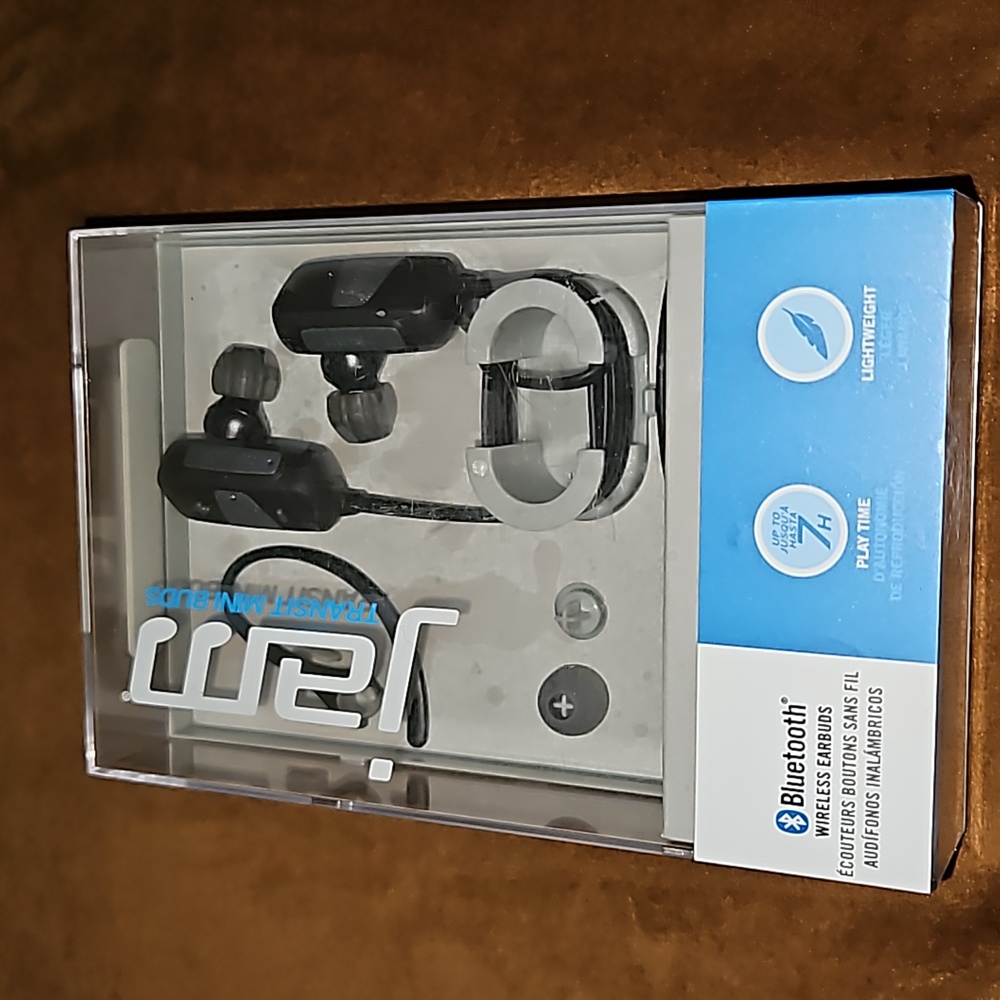 jam Transit Mini Bluetooth Wireless Earbuds.
